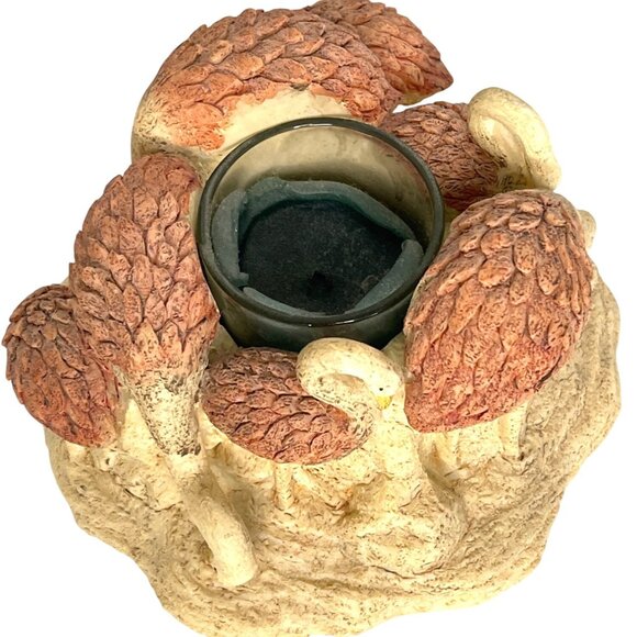 Circle of True Friends Pink Flamingo Friendship Votive Tea Candle Holder Resin - Picture 5 of 10